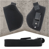 IWB Gun Holster by PH - Concealed Carry Soft Material | Soft Interior | Fits Most Small 380, Keltec, Sig P238, S&W Bodyguard .380 | Remington RM .380 | Ruger TCP | Seecamp LWS32 LWS38