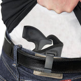 IWB Revolver Holster by Houston - ECO Leather Concealed Carry Soft Material | Suede Interior for Protection | Fits: Any 38 J Frames with 6 & 7 Shots and 2 1/2 Barrel | S&W Revolvers | Charter Arms | Rossi 38 | Taurus BG LCR