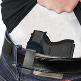 IWB Gun Holster by Houston Fits: GLOCK 43 & 42, Ruger LC9, LC9s, Kahr, Makarov, Sig P230, 232, 938, Seecamp LWS32 LWS38