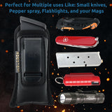 ECO LEATHER Concealment Magazine Pouch and Multi Use Soft Holster IWB