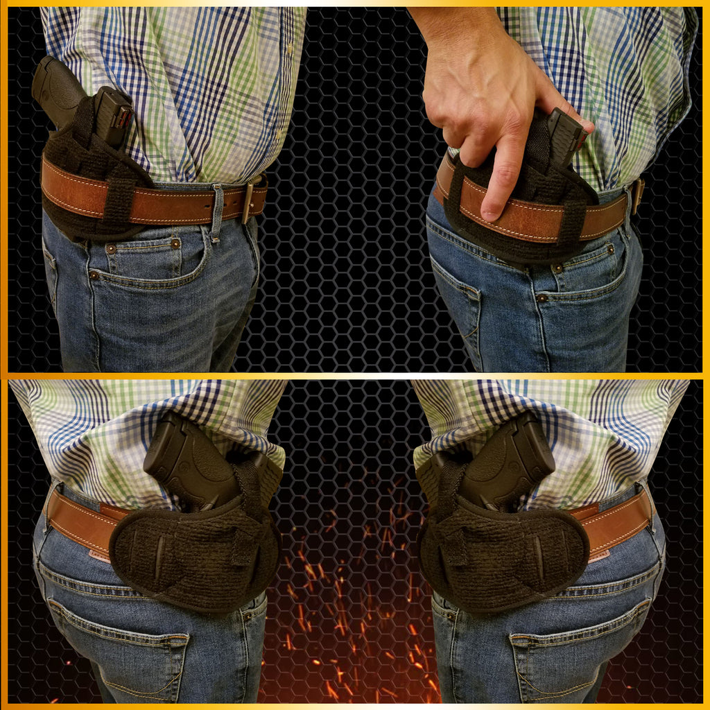 Multi Fit Ambidextrous Pancake Belt loop Holster By Houston Popular