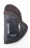 Micro Compact Eco Leather IWB Holster. For S&W Bodyguard, Taurus.