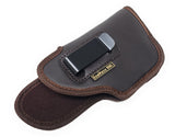 Subcompact IWB Eco Leather Holster with Light/Laser for S&W M&P Shield 9/40.
