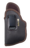 Subcompact IWB Eco Leather Holster with Light/Laser for S&W M&P Shield 9/40.