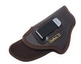 Optic Ready Compact Eco Leather IWB Holster for Glock 19.