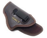 Optic Ready Compact Eco Leather IWB Holster for Glock 19.