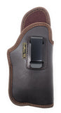 Subcompact IWB Eco Leather Holster with Light/Laser for Sig Sauer P320.