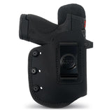 Maxx Carry IWB Leather Pistol Holster. Fits Smith & Wesson M&P Shield Subcompact Sizes