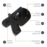 Maxx Carry IWB Leather Pistol Holster Fits Walther P22, PK380 and Subcompact Sizes