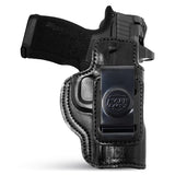Optic Ready IWB Leather Holsters for Pistols. Fits Glock 43X, P365