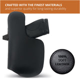 Maxx Carry IWB Leather Pistol Holster Fits Walther P22, PK380 and Subcompact Sizes