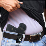 Maxx Carry Soft Leather IWB Holster. Fits Glock 17/22/31, Springfield XD/XDM
