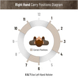 IWB Smith & Wesson Bodyguard 2.0 Holster. Right Hand. (Brown)