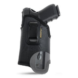 Eco Leather Concealed Carry with Metal Clip  Like Glock 17 / 19 / 22 / 37, Beretta 92 FS (with Laser)