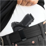 Eco Leather Concealed Carry with Metal Clip  Like Glock 17 / 19 / 22 / 37, Beretta 92 FS (with Laser)