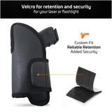 Eco Leather Concealed Carry with Metal Clip  Like Glock 17 / 19 / 22 / 37, Beretta 92 FS (with Laser)