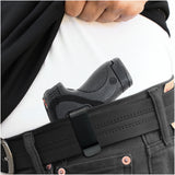 Eco Leather Concealed Carry with Metal Clip  Like Most Compact & Sub Compact 9 / 40 / 45 (with Laser)