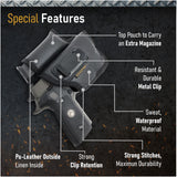 IWB Pistol Holster with Mag Pouch for Most Mid & Full Sizes, Glock 17 / 22 / 19 / 23