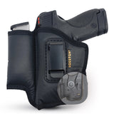 IWB Pistol Holster with Mag Pouch for Most Midsizes & Compact 9/40/45 with Laser