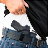 IWB Pistol Holster with Mag Pouch for Most Midsizes & Compact 9/40/45 with Laser