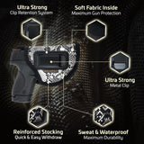 IWB Handgun Holster. Concealed Carry for Glock 26 / 27 / 33, M&P Shield