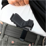 IWB Handgun Holster ECO Leather Concealed Carry for Glock, Ruger