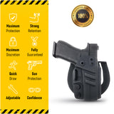 Kydex OWB Pistol Holster Fits for Glock 43, 43x