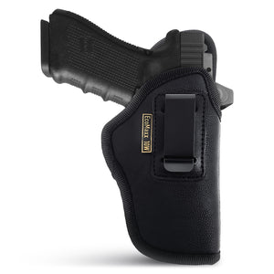 Black Optic Ready Universal IWB Holster for Glock 17, 22, 31, Sig P320. Right Hand
