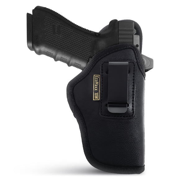 Black Optic Ready Universal IWB Holster for Glock 17, 22, 31, Sig P320. Right Hand
