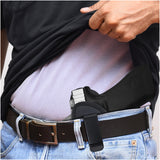 Black Optic Ready Laser Compatible IWB Holster for Glock 17, 22, 31. Left Hand