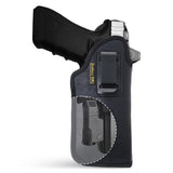 Black Optic Ready Laser Compatible IWB Holster for Glock 17, 22, 31. Right Hand