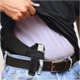 Black Optic Ready Laser Compatible IWB Holster for Glock 17, 22, 31. Right Hand