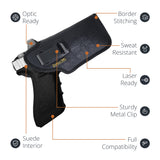 Black Optic Ready Laser Compatible IWB Holster for Glock 17, 22, 31. Right Hand