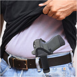 Black Subcompact Optic Ready IWB Eco Leather Holster for Ruger Sec, Taurus GX4 9mm(Left Hand)