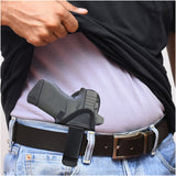 Black Subcompact Optic Ready IWB Eco Leather Holster for Ruger Sec, Taurus GX4 9mm (Right Hand)