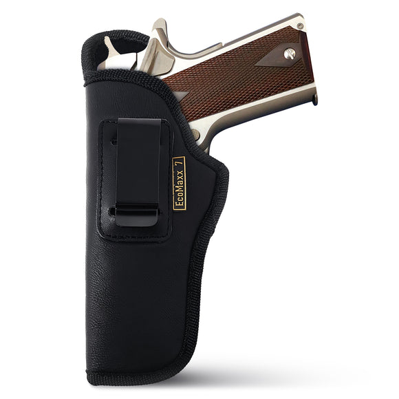 Black Eco Leather IWB Holster for 1911 5