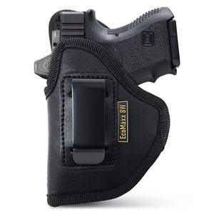 Subcompact IWB Eco Leather Holster with Light for Glock 26/27 / 33. Left Hand