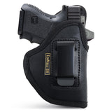 Subcompact IWB Eco Leather Holster with Light for Glock 26/27 / 33. Right Hand