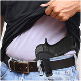 Optic Ready Compact Eco Leather IWB Holster for SIG Sauer P320X. Left Hand