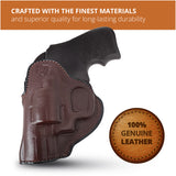 Leather Inside The Waistband Holster For Revolver Ruger LCR