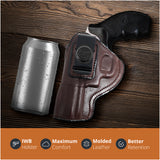 Leather Inside The Waistband Holster For Sig Sauer P320C Pistol