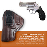 Leather Inside The Waistband Holster For Revolver Colt King Cobra