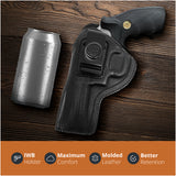 Leather Inside The Waistband Holster For Revolver Colt King Cobra