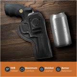 Leather Inside The Waistband Holster For Revolver Colt King Cobra