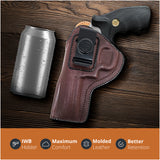 Leather Inside The Waistband Holster For Revolver Colt King Cobra