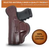 Leather Inside The Waistband Holster For Glock 36 / 30s Pistol