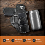 Leather Inside The Waistband Holster For Sig Sauer P320C Pistol