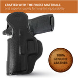 Leather Inside The Waistband Holster For Sig Sauer P320C Pistol