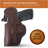 Leather Inside The Waistband Holster For Sig Sauer P320C Pistol