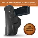 Leather Inside The Waistband Holster For Sig Sauer P365XL MACRO Pistol